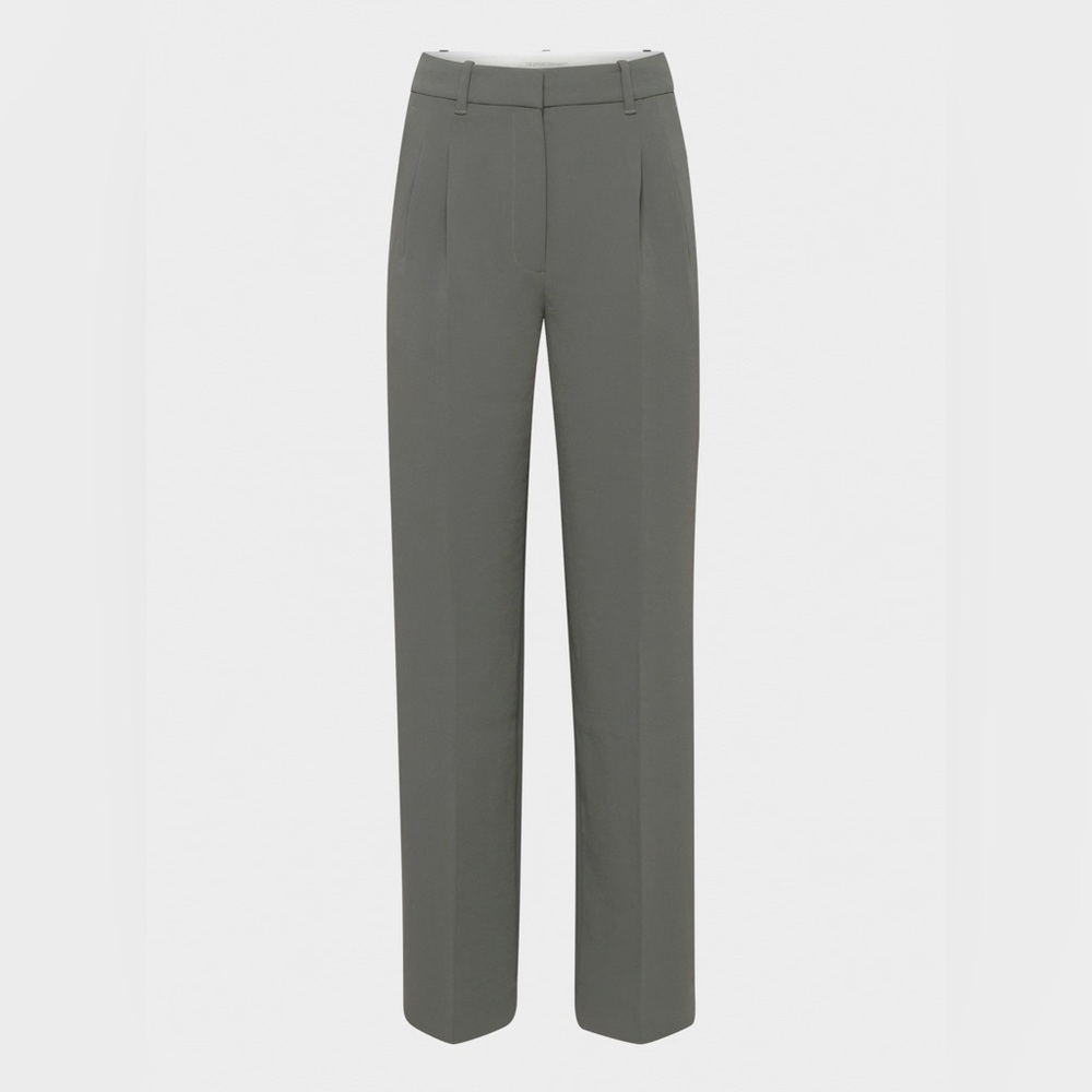 Wilfred Olive Gray Straight-Leg Trousers